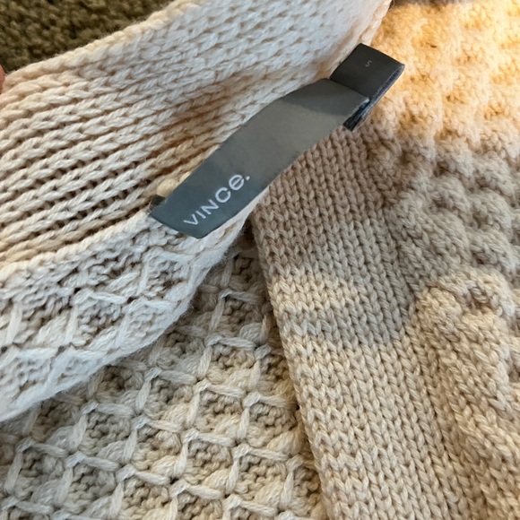 VINCE honeycomb cardigan / size Small - Picture 5 of 5